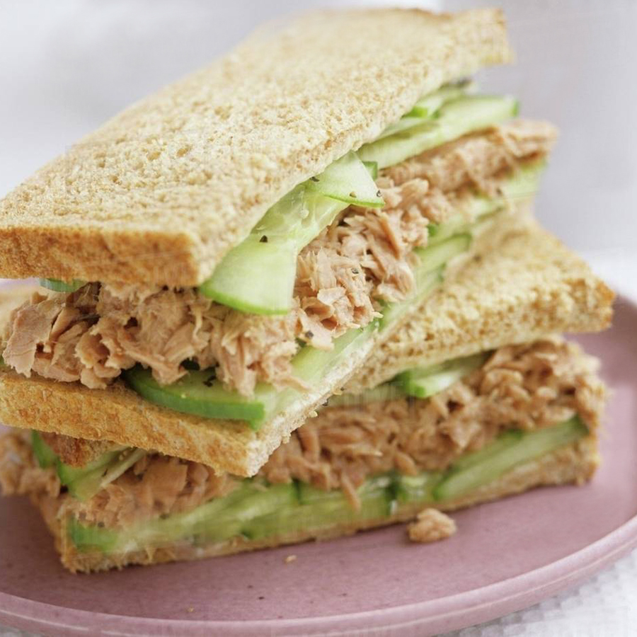 Tuna Club Sandwiches